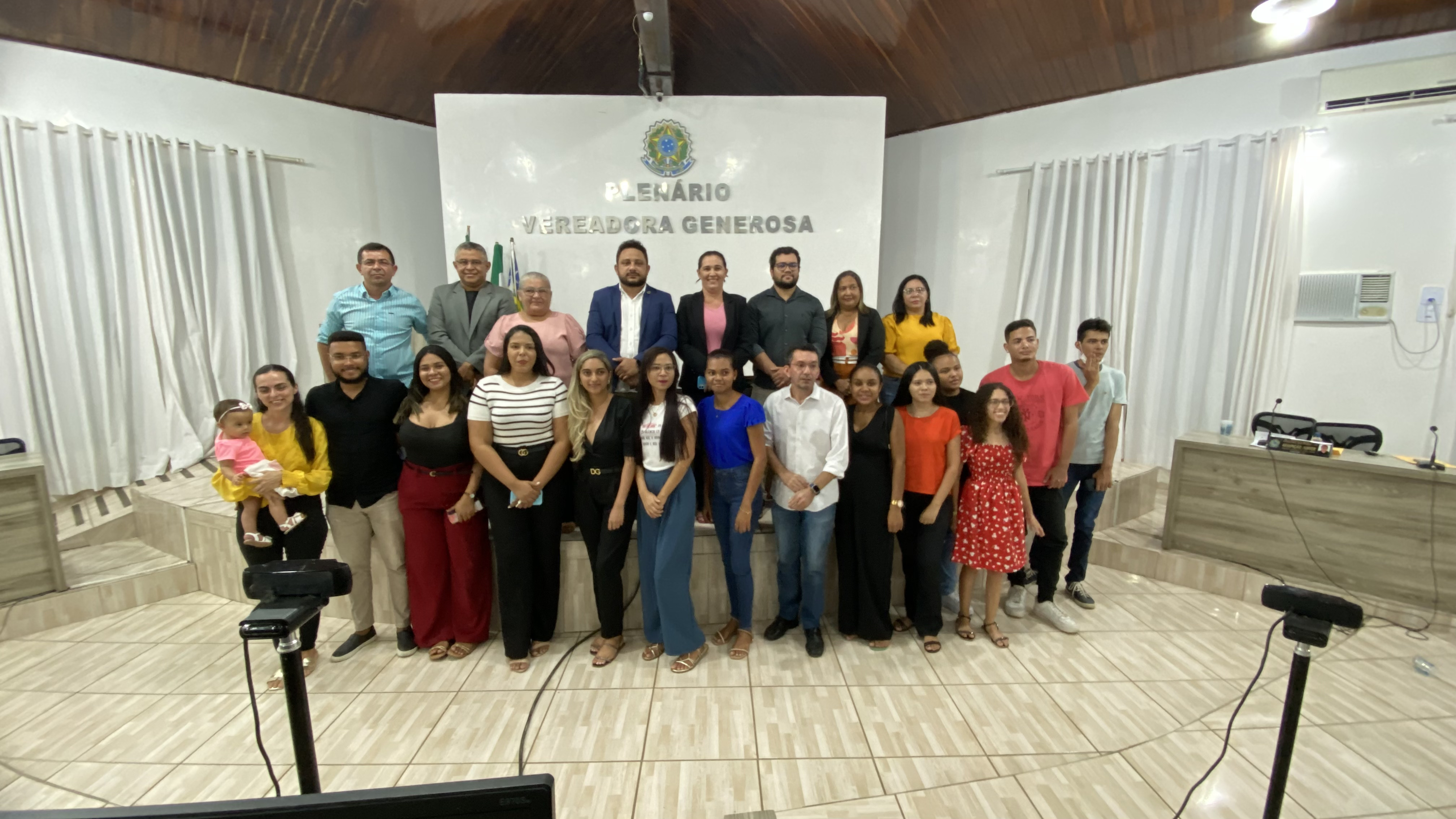 Vereadores votam o PPA e recebem visita dos alunos de administração do IFPI